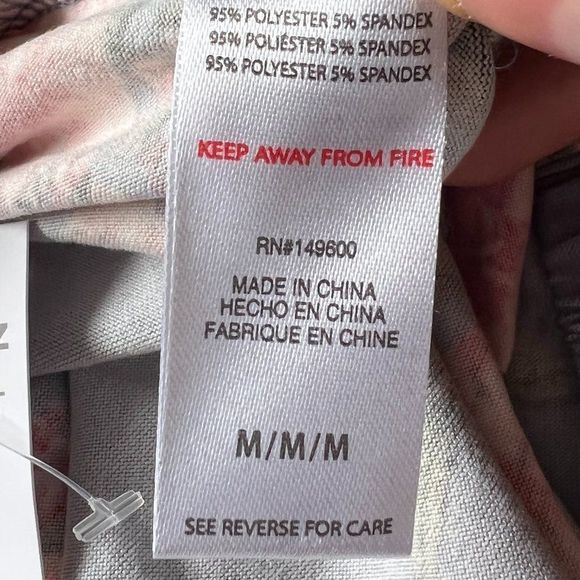 NWT FLORA‎ NIKROOZ Blue Red Floral Pyjama Shorts (M) - Picture 5 of 7